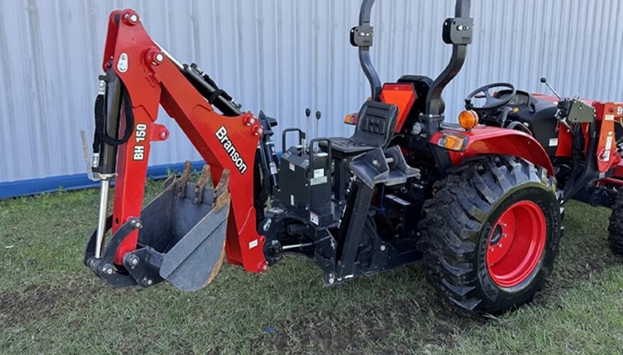 Branson Utility Tractor with Bransom BH 150 Bucket Attachment